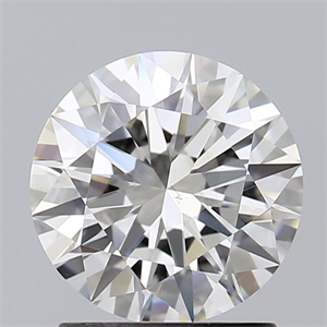 Picture of Natural Diamond 1.50 Carats, Round with Excellent Cut, H Color, VS2 Clarity and Certified by GIA