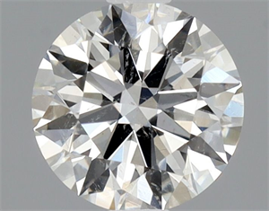 Picture of Natural Diamond 0.70 Carats, Round with Excellent Cut, I Color, SI2 Clarity and Certified by GIA