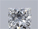 Natural Diamond 0.30 Carats, Princess with  Cut, F Color, VS1 Clarity and Certified by GIA
