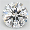 Lab Grown Diamond 3.67 Carats, Round with Ideal Cut, D Color, IF Clarity and Certified by IGI