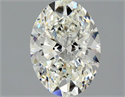 Natural Diamond 1.52 Carats, Oval with  Cut, J Color, VS2 Clarity and Certified by GIA