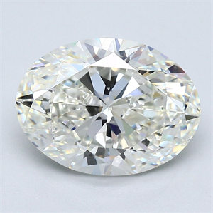 Foto Diamante Natural 3.02 quilates, Ovalado , Color I, claridad VVS2 y certificado GIA de