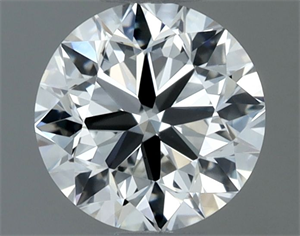 Picture of Natural Diamond 0.70 Carats, Round with Very Good Cut, F Color, VVS2 Clarity and Certified by IGI