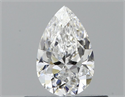 Diamante Natural 0.41 quilates, De pera , Color D, claridad VVS2 y certificado GIA