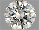Natural Diamond 0.51 Carats, Round with Excellent Cut, M Color, VS2 Clarity and Certified by GIA