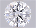 Del inventario de diamantes de laboratorio, 0.71 quilates, Redondo , Color D, claridad VVS2 y certificado IGI
