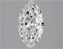 Natural Diamond 1.50 Carats, Marquise with  Cut, D Color, SI2 Clarity and Certified by HRD
