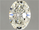 Natural Diamond 1.52 Carats, Oval with  Cut, I Color, VS1 Clarity and Certified by GIA