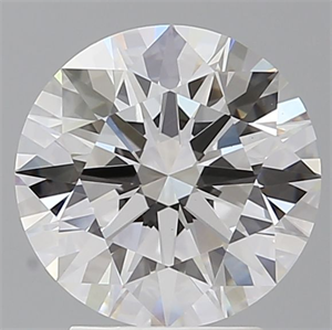 Picture of Lab Grown Diamond 3.10 Carats, Round with Ideal Cut, E Color, VS1 Clarity and Certified by IGI