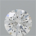 Natural Diamond 0.46 Carats, Round with Excellent Cut, D Color, I1 Clarity and Certified by GIA