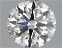 Lab Grown Diamond 1.43 Carats, Round with Ideal Cut, D Color, VS1 Clarity and Certified by IGI