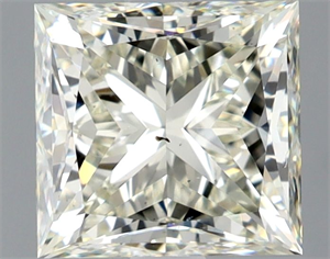 Picture of Natural Diamond 1.93 Carats, Princess with  Cut, M Color, SI1 Clarity and Certified by GIA