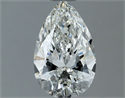 Natural Diamond 0.90 Carats, Pear with  Cut, G Color, VS1 Clarity and Certified by GIA