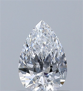Foto Diamante Natural 0.51 quilates, De pera , Color D, claridad SI1 y certificado GIA de