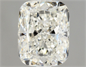 Natural Diamond 1.53 Carats, Cushion with  Cut, I Color, SI1 Clarity and Certified by GIA