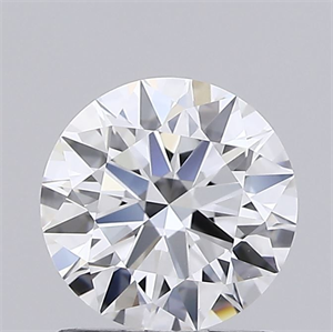 Picture of Lab Grown Diamond 1.27 Carats, Round with Ideal Cut, D Color, VVS2 Clarity and Certified by IGI