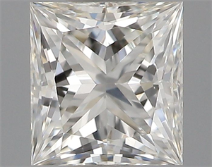 Picture of Natural Diamond 0.30 Carats, Princess with  Cut, G Color, VS1 Clarity and Certified by GIA