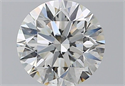 Natural Diamond 2.51 Carats, Round with Excellent Cut, I Color, SI1 Clarity and Certified by GIA