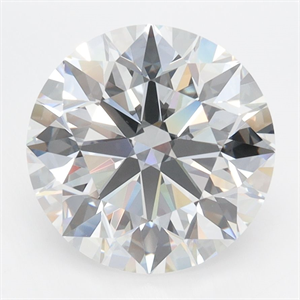 Picture of Lab Grown Diamond 4.02 Carats, Round with Ideal Cut, D Color, IF Clarity and Certified by IGI