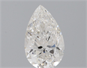 Natural Diamond 0.74 Carats, Pear with  Cut, G Color, VVS1 Clarity and Certified by GIA