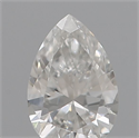 Diamante Natural 0.11 quilates, De pera , Color E, claridad VS2 y certificado IGI