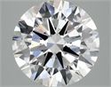 Lab Grown Diamond 3.83 Carats, Round with Excellent Cut, E Color, VS2 Clarity and Certified by IGI