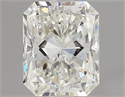 Natural Diamond 0.50 Carats, Radiant with  Cut, H Color, VS1 Clarity and Certified by IGI
