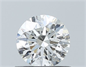 Natural Diamond 0.50 Carats, Round with Excellent Cut, H Color, SI2 Clarity and Certified by GIA