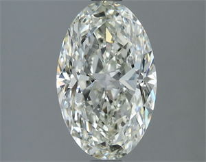 Picture of Natural Diamond 1.70 Carats, Oval with  Cut, I Color, VVS2 Clarity and Certified by IGI
