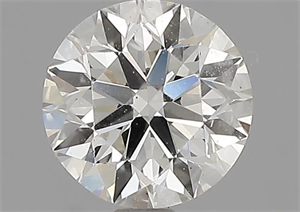 Picture of Natural Diamond 0.90 Carats, Round with Excellent Cut, K Color, VS1 Clarity and Certified by GIA