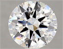 Natural Diamond 1.30 Carats, Round with Excellent Cut, F Color, VVS1 Clarity and Certified by GIA