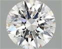 Lab Grown Diamond 1.02 Carats, Round with Excellent Cut, D Color, VS1 Clarity and Certified by IGI