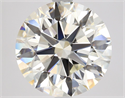 Diamante Natural 3.57 quilates, Redondo , Color K, claridad VS2 y certificado GIA