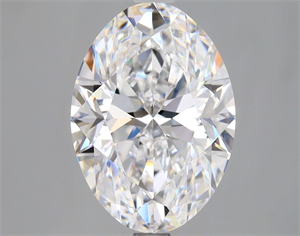 Picture of Natural Diamond 3.01 Carats, Oval with  Cut, D Color, VVS2 Clarity and Certified by GIA
