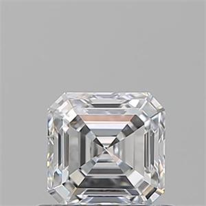 Foto Diamante Natural 0.70 quilates, Asscher , Color D, claridad VVS2 y certificado GIA de