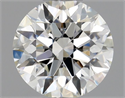 Natural Diamond 0.50 Carats, Round with Excellent Cut, I Color, VS1 Clarity and Certified by GIA