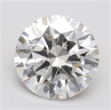 Lab Grown Diamond 2.31 Carats, Round with Excellent Cut, G Color, VS2 Clarity and Certified by IGI