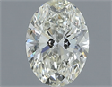 Diamante Natural 0.52 quilates, Ovalado , Color J, claridad VVS2 y certificado IGI