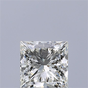Picture of Natural Diamond 0.50 Carats, Princess with  Cut, K Color, VVS1 Clarity and Certified by GIA