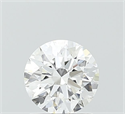 Lab Grown Diamond 1.02 Carats, Round with Ideal Cut, D Color, VVS1 Clarity and Certified by IGI