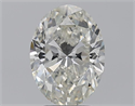Natural Diamond 3.01 Carats, Oval with  Cut, J Color, SI2 Clarity and Certified by GIA