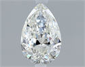 Natural Diamond 0.50 Carats, Pear with  Cut, H Color, VVS2 Clarity and Certified by GIA