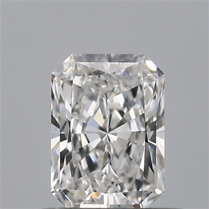 Picture of Natural Diamond 0.52 Carats, Radiant with  Cut, D Color, VVS1 Clarity and Certified by GIA