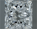 Natural Diamond 2.00 Carats, Princess with  Cut, F Color, VS2 Clarity and Certified by GIA