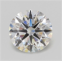 Lab Grown Diamond 1.01 Carats, Round with Ideal Cut, D Color, VVS2 Clarity and Certified by IGI