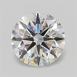 Picture of Lab Grown Diamond 1.01 Carats, Round with Ideal Cut, D Color, VVS2 Clarity and Certified by IGI