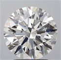 Natural Diamond 2.21 Carats, Round with Excellent Cut, E Color, VVS1 Clarity and Certified by GIA