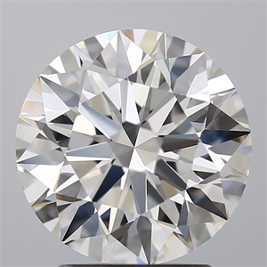 Picture of Natural Diamond 2.21 Carats, Round with Excellent Cut, E Color, VVS1 Clarity and Certified by GIA