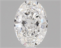 Natural Diamond 0.40 Carats, Oval with  Cut, E Color, VVS1 Clarity and Certified by GIA