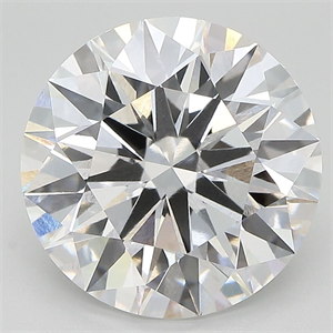 Picture of Lab Grown Diamond 5.97 Carats, Round with Ideal Cut, F Color, VVS1 Clarity and Certified by IGI